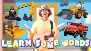 construction vehicles learn some words episode 4 kids show with matt
