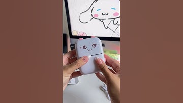 Unbox my portable mini printer with me #asmr #unboxing #shorts