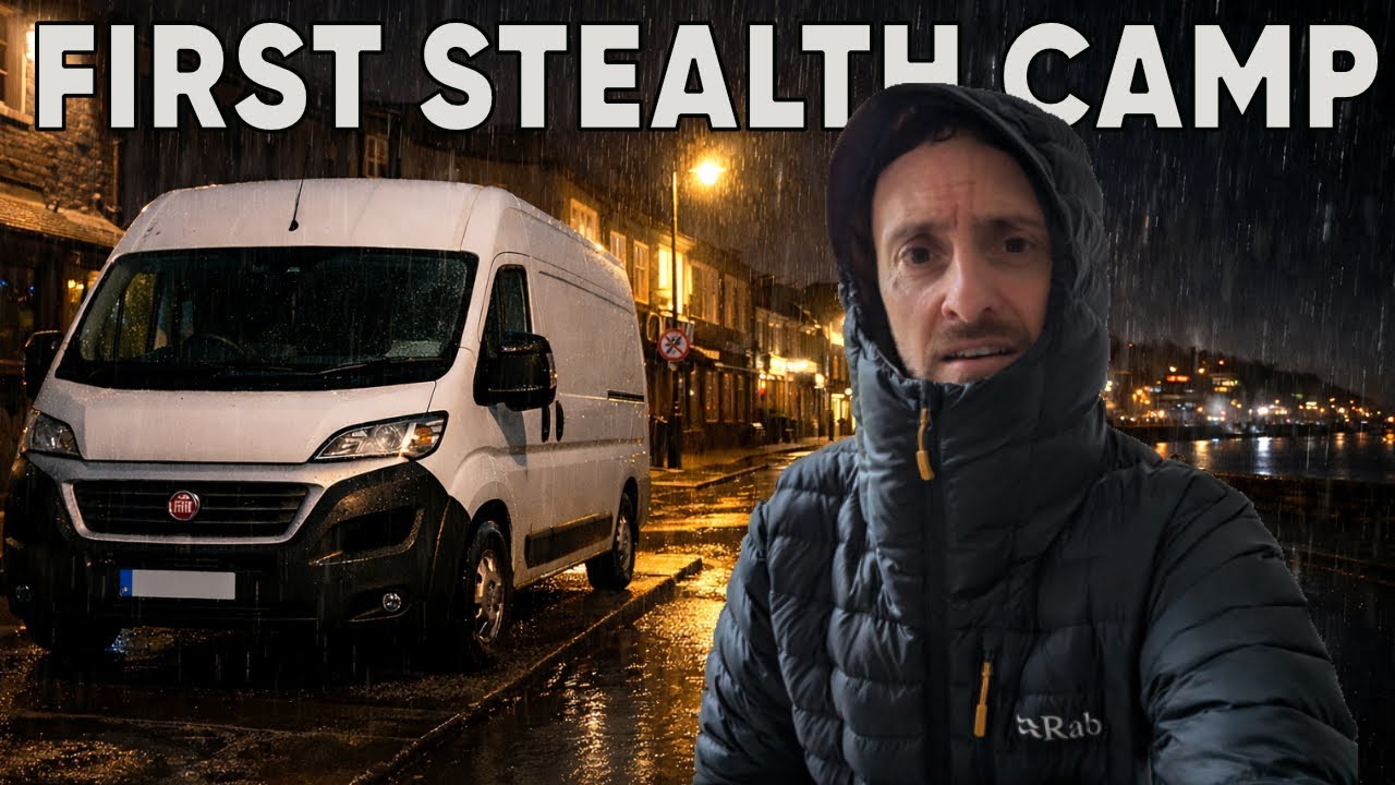 I Tried Stealth Camping in Ireland… (Wind, Rain & No Heater)