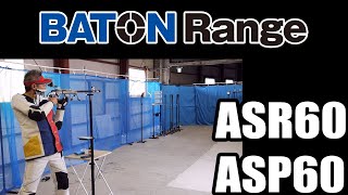 競技専用エアーソフトガン BATON Range】 エアソフトガンで精密射撃 ASR60 / ASP60 - YouTube