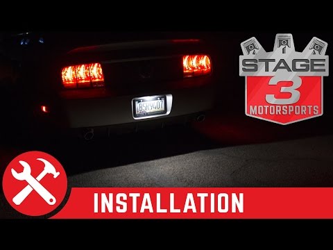 2005-2009 Mustang Diode Dynamics LED License Plate Light Install