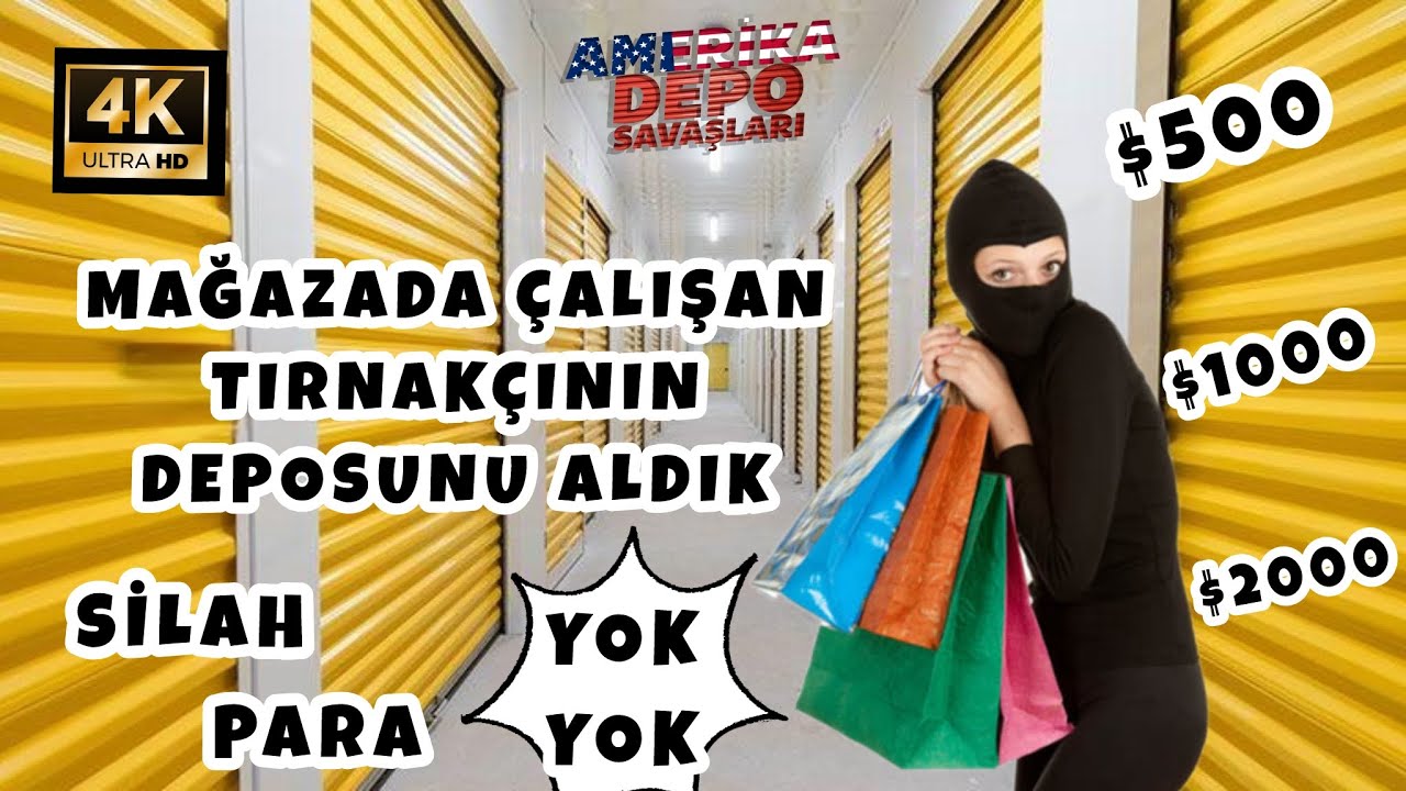 MAĞAZADA ÇALIŞAN TIRNAKÇININ DEPOSUNU ALDIK
