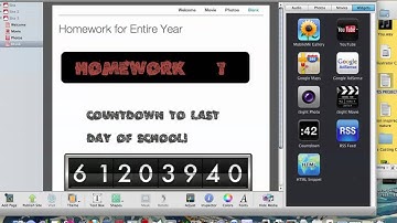 iWeb Tutorial for Teachers Pt.6 Widgets