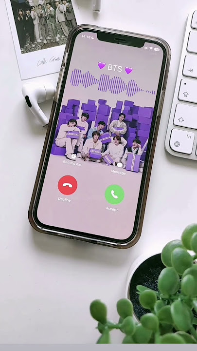 Bts phone ringtone ✨💜 #shots #bts #army #fyp #viral #rm #jin#jhope#suga#jimin#v#jungkook#korea#kpop