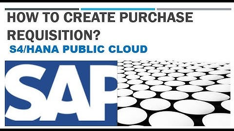How to create PR (Purchase Requisition)? #sap #sapfiori #publiccloud #s4hana #sapmmtraining #sapmm