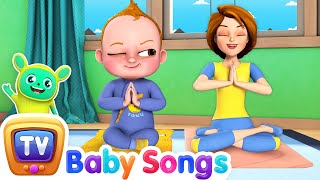 baby takus world yoga time song chuchu tv sing along nursery rhymes