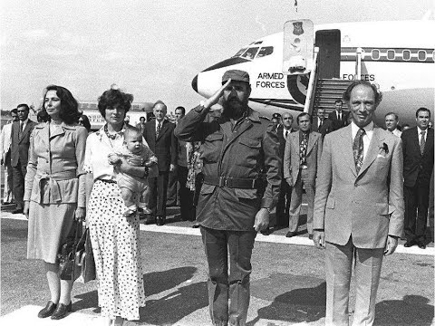 Fidel y Pierre Trudeau