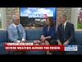 See the severe weather that tore through the region this week