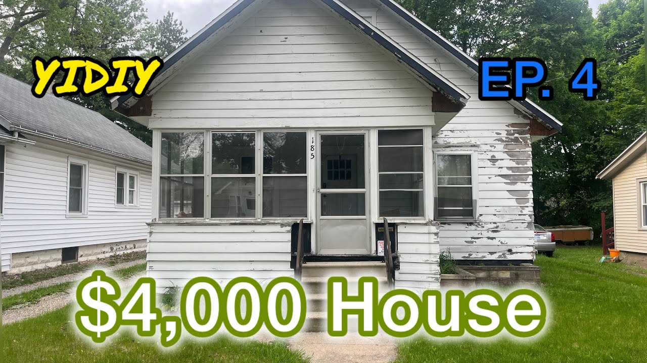 Removing Old Wood Siding -Part 1 | House Renovation | Ep. 4