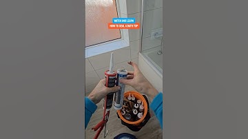 Watch and learn- Mastic Man- Silicone caulk application 👑💯Tips and tricks, stick cutting & tooling