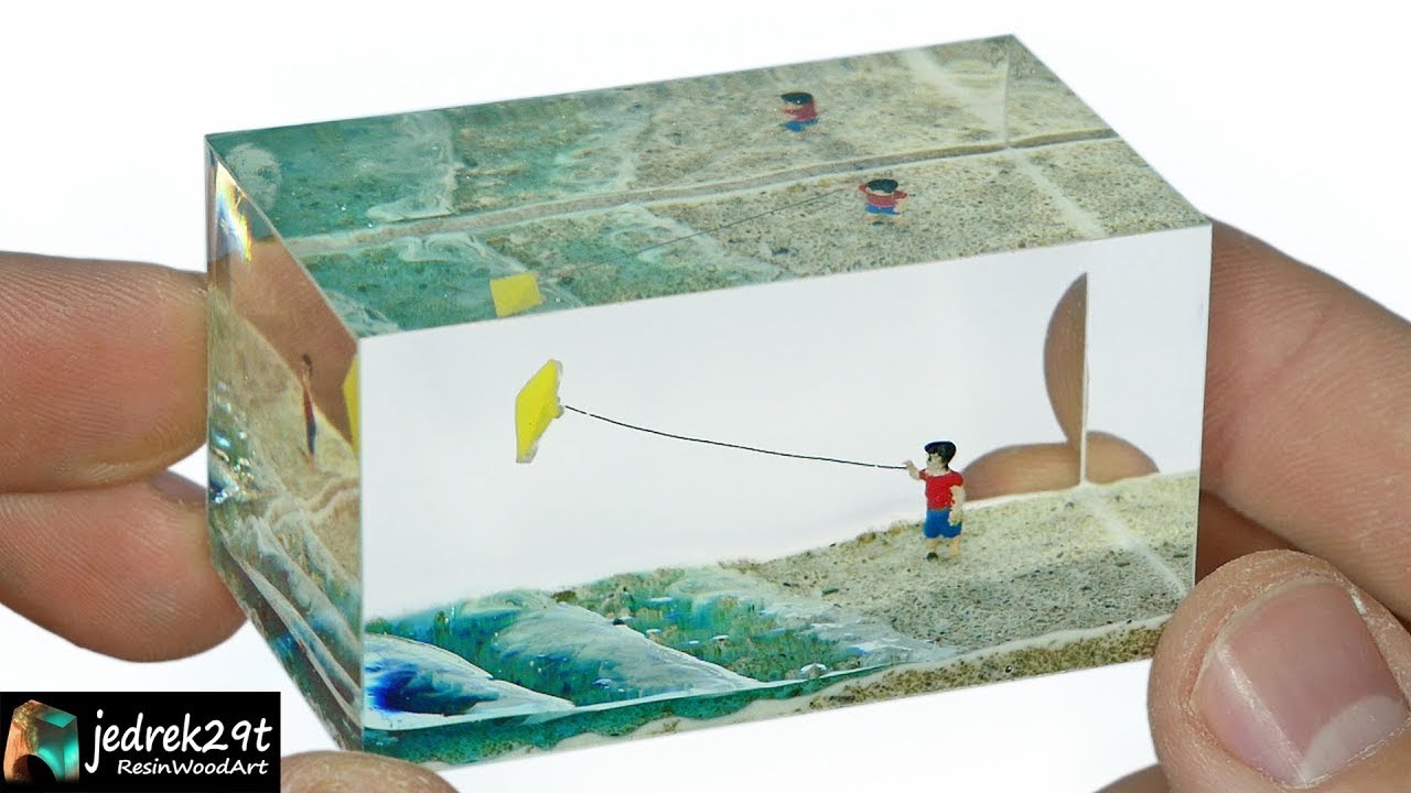 How To Make an Awesome Flying Kite Diorama / Resin Art