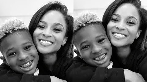 Ciara shows us how Future Zahir acts with fresh haircut