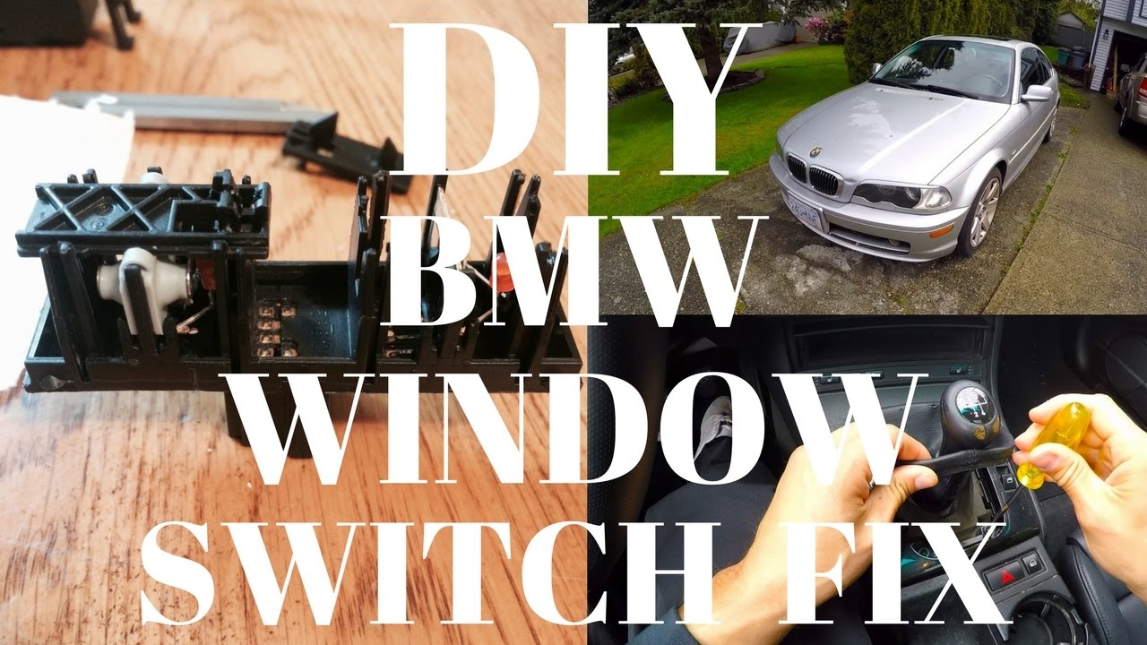 BMW E46 323i 325i 325xi 328i Right Front & Rear Door Window Switch 613169021 