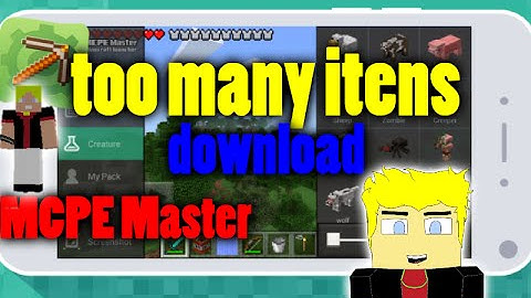 MINECRAFT PE 0.12.1| Download too many items