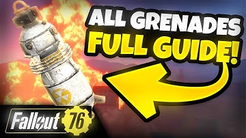 All GRENADES Guide + Nuka Grenade Mass Crafting Guide - Fallout 76