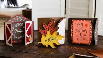 Autumn Gatefold Cards SVG Kit Trailer