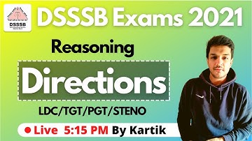 DSSSB Exams 2021| NEW BATCH | Directions | TGT/PGT/LDC/Steno | Kartik