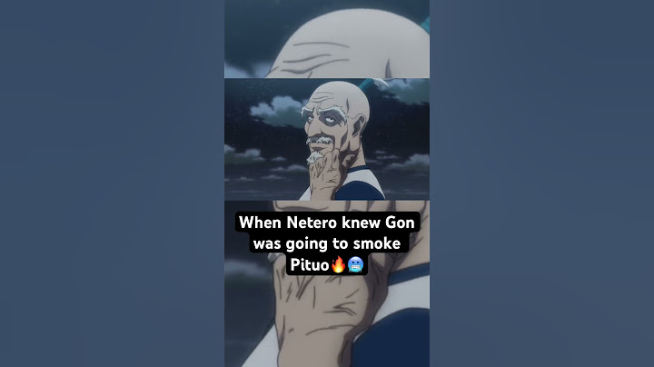 Gon was on BT #hunterxhunter #gonfreecss #netero #anime #animeedit #animelover