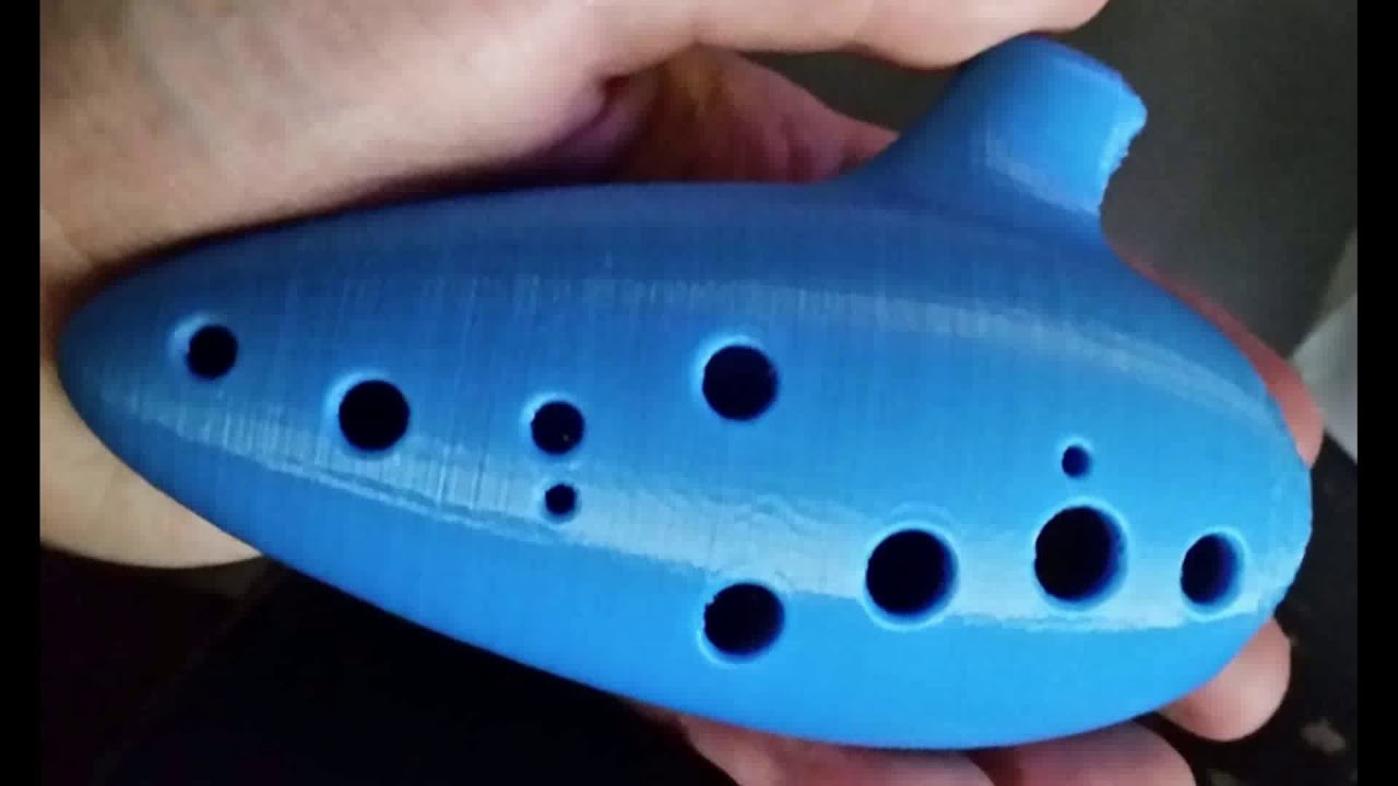 prøve Udfør Forespørgsel 3D Printed Ocarina (V6 SoundSample) - YouTube