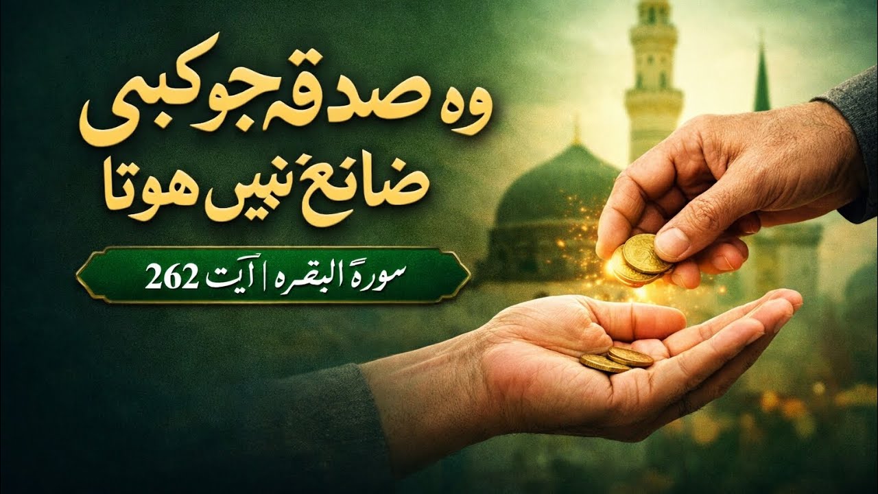 وہ صدقہ جو کبھی ضائع نہ ہوتا 