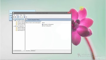 Disable Access to Control Panel in Windows 8