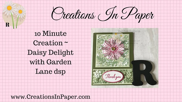 Creazione in 10 minuti ~ Daisy Delight con carta da regalo Garden Lane