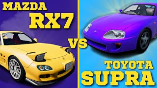 RX7 VS SUPRA (BeamNG)