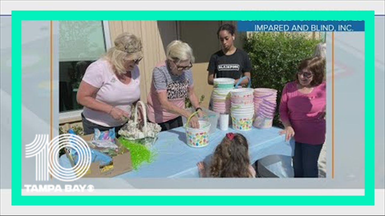 Beeping Easter egg hunt event held in Pasco County for kids who are visually impaired