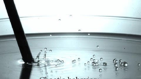 Liquid acrobatics: jets, droplets, bubbles, chaos