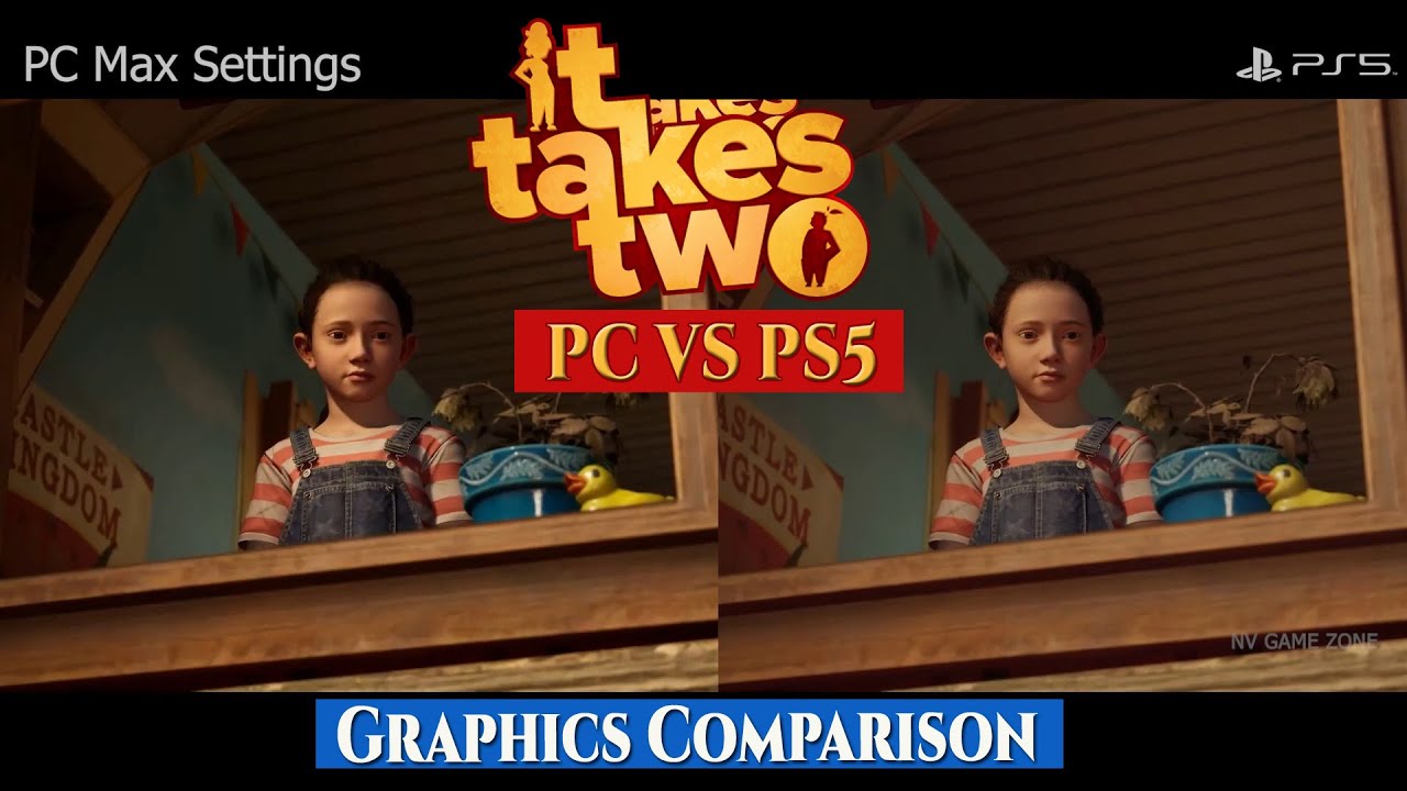 It Takes Two PS5 vs PC, Graphics Comparison, It Takes Two PC vs PS5