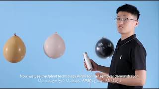 VANLISON Sapphire Hair Removal Device Balloon Test Experiment