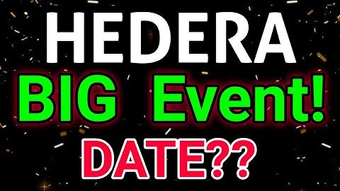Hedera Big Event Update! || Hedera Price Prediction || Crypto News Today