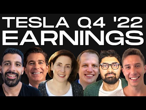 TESLA Q4 2022 EARNINGS MEGASTREAM #TSLA