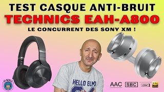 TEST Casque Antibruit TECHNICS A800, Concurrent Des Sony XM4/5 et Bose QC35/45/700