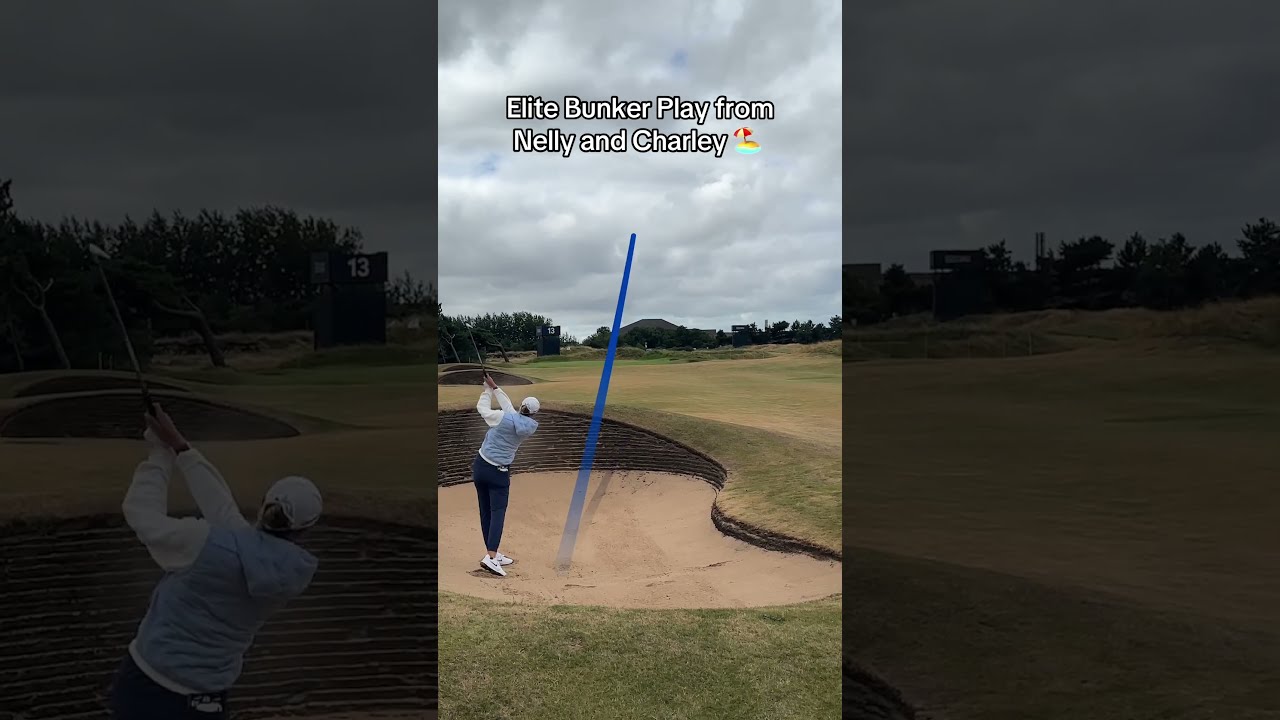 174 bunkers. Nelly and Charley showing you how it’s done at Royal Lytham & St Annes.