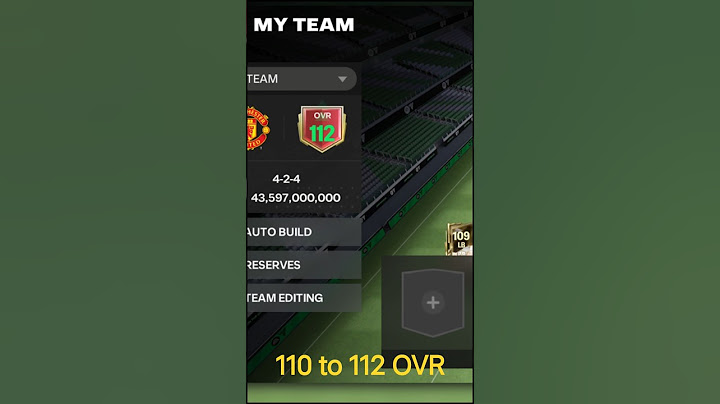 112 OVR team in fc mobile||@lovefifamobile8251 @easportsfc @ronaldOMG @KORAYFCMOBILE