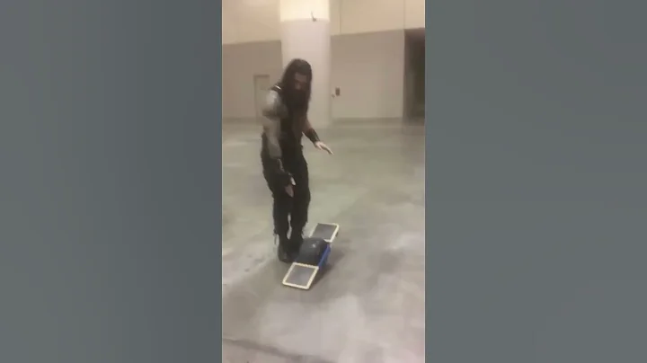 Roman Reigns TRIES OUT HoverBoard Backstage at WWE...