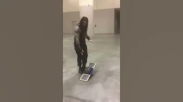 Roman Reigns TRIES OUT HoverBoard Backstage At WWE Shorts 