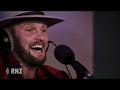 The Harmonic Resonators perform a Māori folk song medley live at RNZ