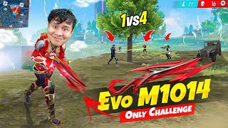 New Evo M1014 2.0 Only Challenge in Solo Vs Squad 😱 Tonde Gamer - Free Fire Max