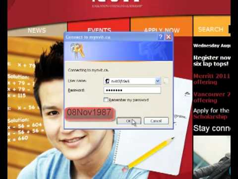 MyNVIT Portal Logon for students