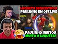 Vinganaluquet4 sequ3strou o paulinho em off live e acabou se dando mal