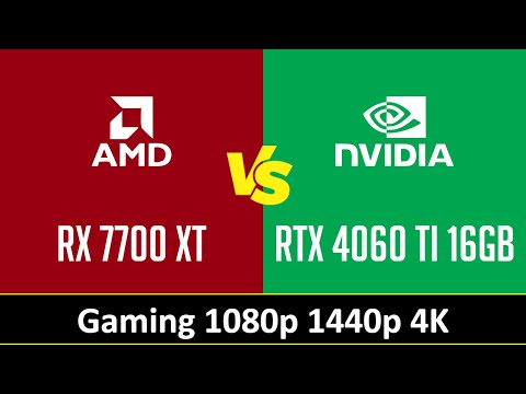 AMD RX 7700 XT vs. Nvidia RTX 4060 Ti