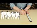 How-to Install Premium Modular LED Under Cabinet Lighting How-to Install Premium Modular LED Under Cabinet Lighting