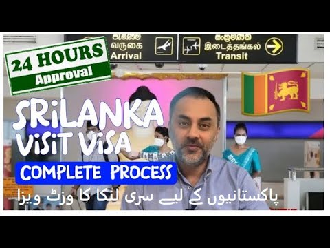 sri lanka visit visa fee for pakistani