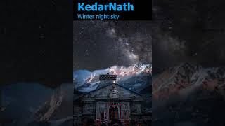 Kedarnath - Winter night sky