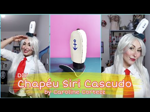 DIY Chapéu Siri Cascudo | Bob Esponja | Tutorial Rápido | Caroline Cortezz