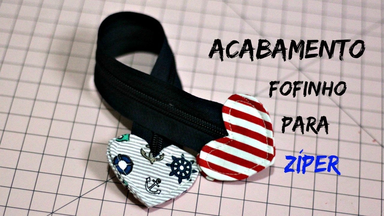 Acabamento de zíper