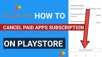 How to Cancel ✖️ the Subscription of Playstore Paid Apps