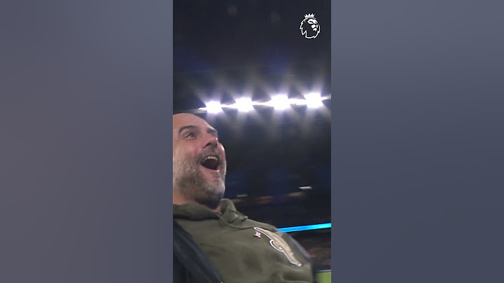 Late Man City goal. Pep wants to sub!